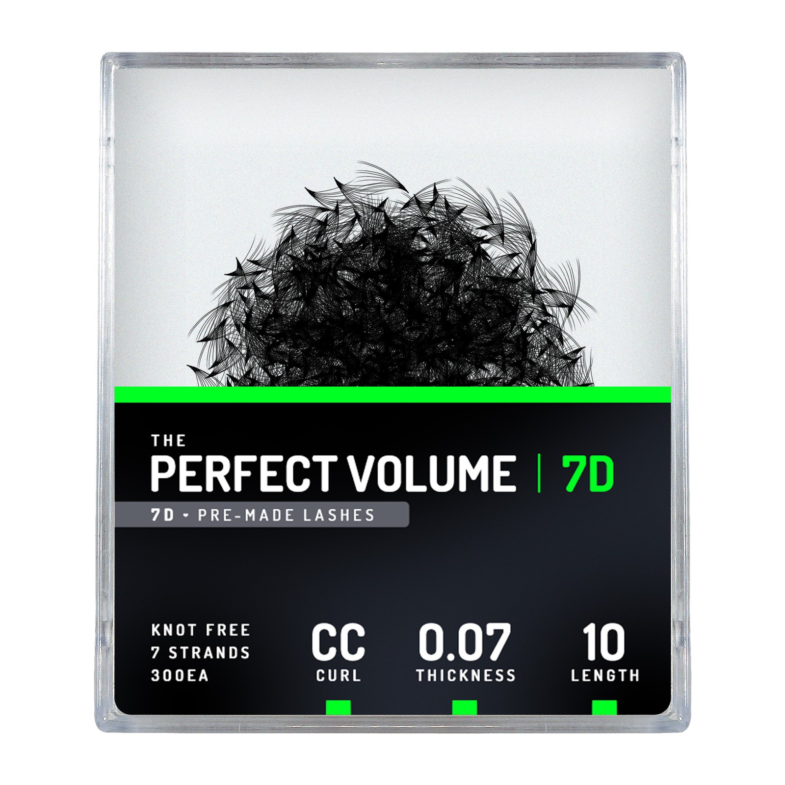 Perfect Volume - 300 buchețele premade 7D - 10mm, CC, 0.07mm